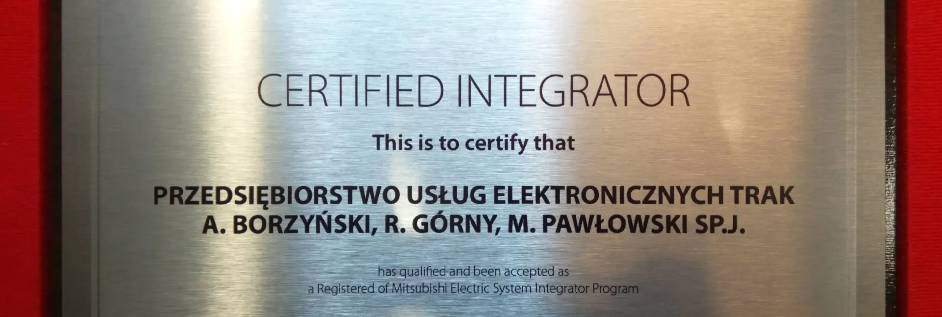Certyfikowany integrator Mitsubishi Electric