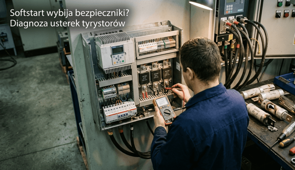 Softstart wybija bezpieczniki przy rozruchu? Diagnoza usterek tyrystorów